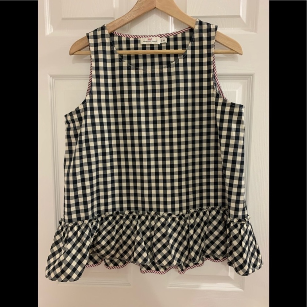 Vineyard Vines  Plaid Top